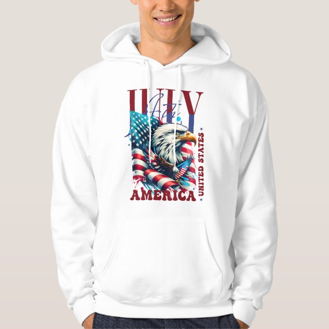 Sudadera 4th of July American Eagle Sublimation-61904 (Anverso)