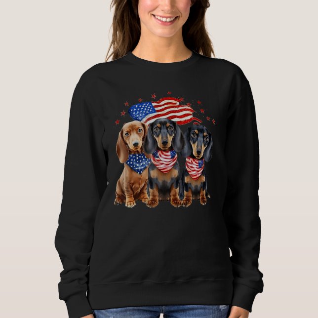 Sudadera 4th Of July Dog (Anverso)