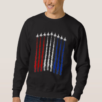 Sudadera 4th Of July Fighter Jet Airplane Flying American F