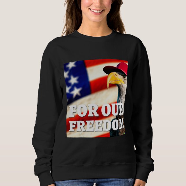 Sudadera 4th of July freedom symbol (Anverso)