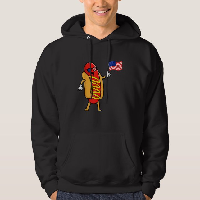 Sudadera 4th of July Hot Dog Hotdog 4th of July Boys Men Wo (Anverso)