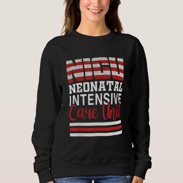 Sudadera 4th Of July Nurse Life American USA Flag NICU Nurs (Anverso)