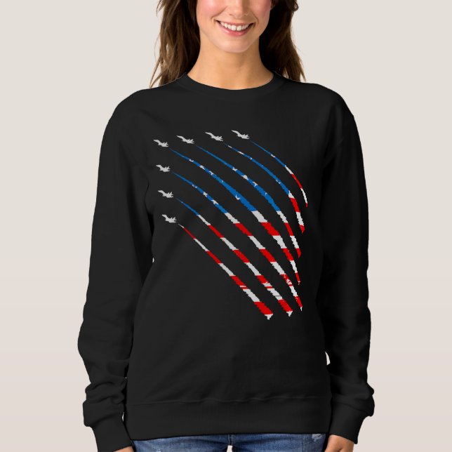 Sudadera 4th Of July Patriotic  For Mem USA Fireworks (Anverso)