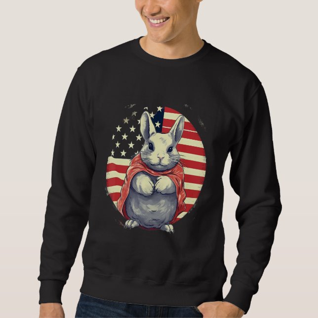 Sudadera 4th Of July US Flag Chinchilla (Anverso)
