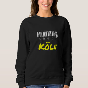 Sudadera 50667 Código De Barras De Colonia Con Postcódigo D