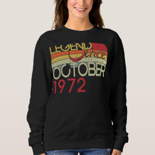 Sudadera 50.º cumpleaños, mi leyenda de 50 años desde octub
