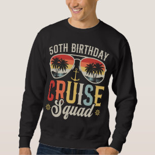 Sudadera 50.º Nacimiento Cruise Squad Familiares Hombres