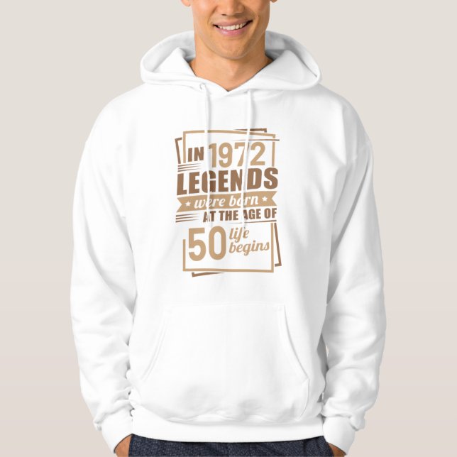 Sudadera 50.º regalo de cumpleaños para hombres y mujeres 5 (Anverso)