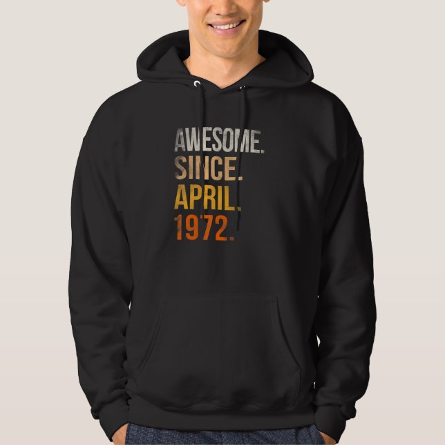 Sudadera 50 años de edad increíble desde abril de 1997 (Anverso)