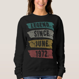 Sudadera 50 años de edad Leyenda de decoración de cumpleaño