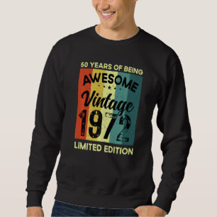 Sudadera 50 Años De Ser Una Vintage Increíble