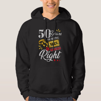 Sudadera 50 Años Siendo La Sra. Siempre Parejas Muy Gracios