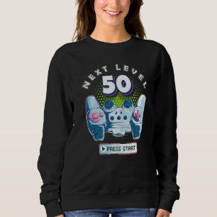 Sudadera 50 Birthday Gamer Next Level 50 Gaming Controller