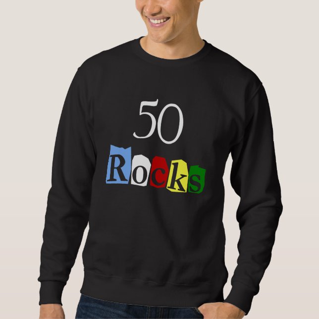 Sudadera 50 Rocas (Anverso)