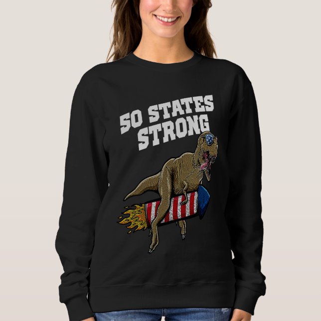 Sudadera 50 States Strong Patriotic American Patriotism USA (Anverso)