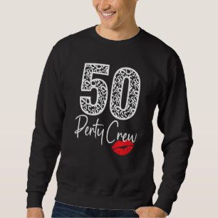 Sudadera 50 tripulantes Fiestas bebiendo cerveza 50 años fe