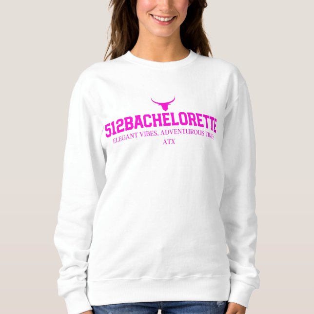 Sudadera 512Bachelorette camiseta de manga larga para mujer (Anverso)