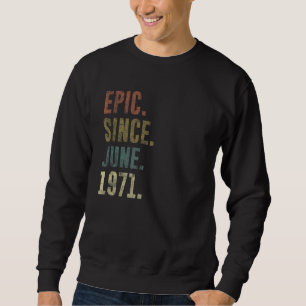 Sudadera 51.ª Épica Vintage desde junio de 1971