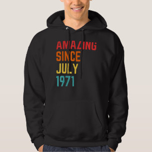 Sudadera 51 años de edad increíble desde julio de 1971 51º
