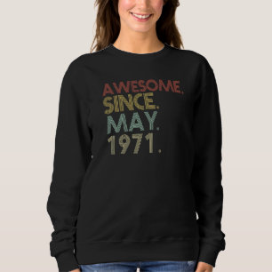 Sudadera 51 años de edad increíble desde mayo de 1971