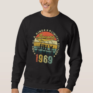 Sudadera 52ª Decoraciones de Cumpleaños Junio 1969 Hombres