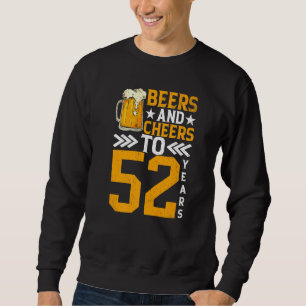 Sudadera 52.ª Cerveza De Cumpleaños Y Saludos A 52 Años Mug
