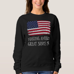 Sudadera 52.º cumpleaños haciendo grande a Estados Unidos d