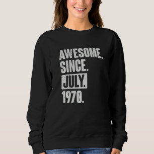 Sudadera 52 años de edad asombroso desde julio de 1997