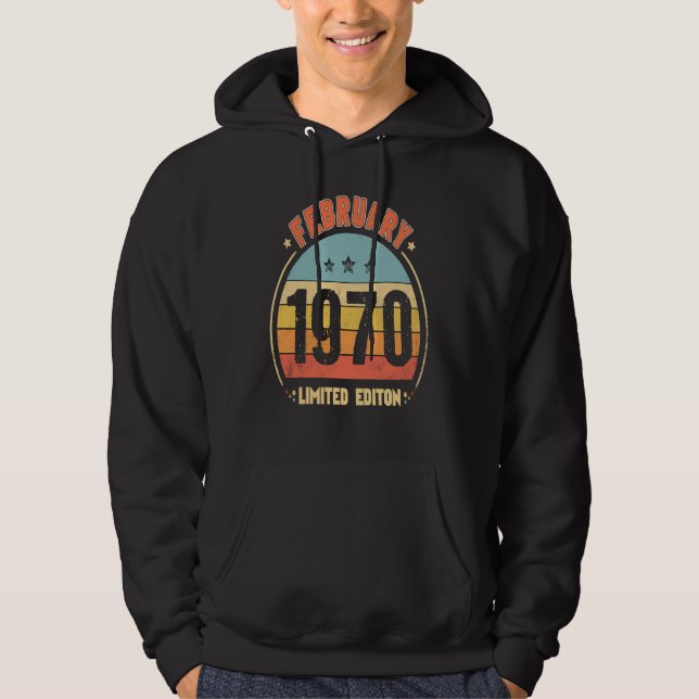 Sudadera 53.ª festividad desde febrero de 1970 Retro 53 (Anverso)