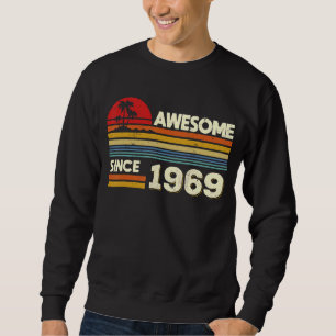 Sudadera 53.º cumpleaños increíble desde 1969 53 años de ed