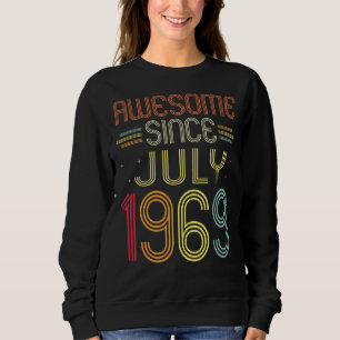 Sudadera 53.º cumpleaños increíble desde julio de 1969 53 a