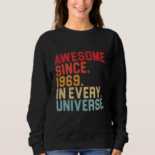 Sudadera 53 Aniversario Impresionante 1969 En Cada Universo