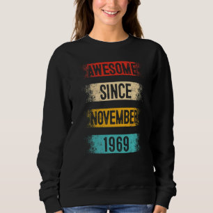 Sudadera 53 años de edad asombrosa desde noviembre de 1969