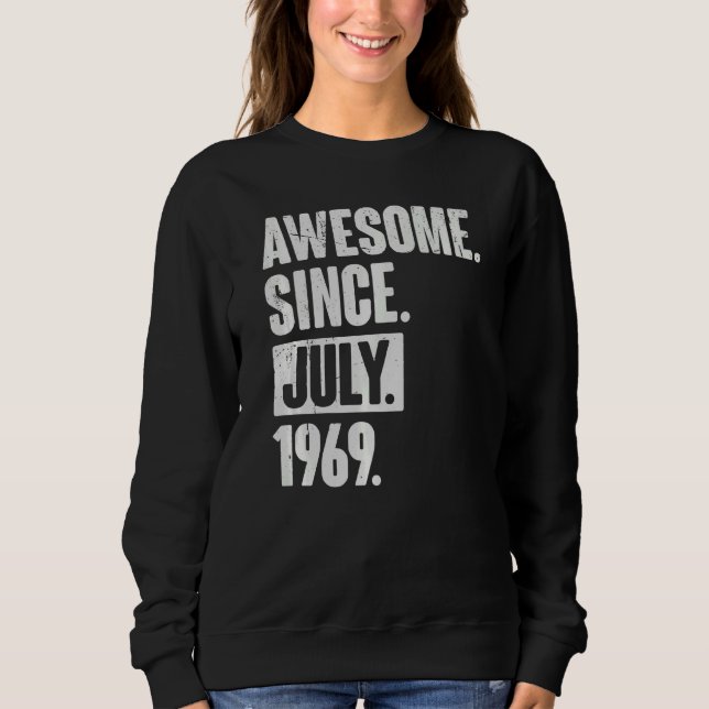 Sudadera 53 años de edad increíble desde julio de 1996 (Anverso)
