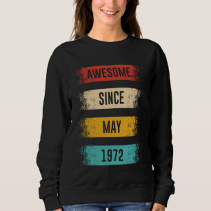 Sudadera 53 años de edad increíble desde mayo de 1972 53 añ