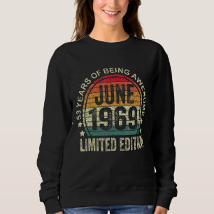 Sudadera 53 años Junio de 1969 53a cumpleaños