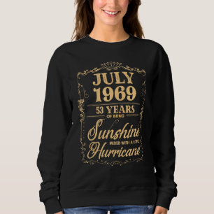 Sudadera 53° Cumpleaños De Su Hijo Nacido En Julio De 1969