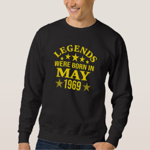 Sudadera 53 Leyendas De Cumpleaños Nacidas En Mayo De 1969