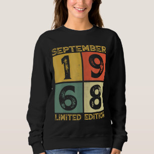 Sudadera 54ª Decoraciones de Cumpleaños Septiembre 1968 54 