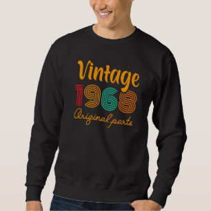 Sudadera 54ª Vintage de cumpleaños 1968 Cumpleaños 1968 Ori