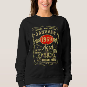 Sudadera 54º Cumpleaños De Leyendas Nacido En Enero De 1969