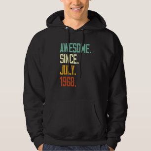 Sudadera 54º cumpleaños increíble desde julio de 1968 54 añ