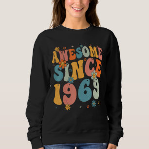 Sudadera 54.º cumpleaños increíble desde 1969 54 años de ed