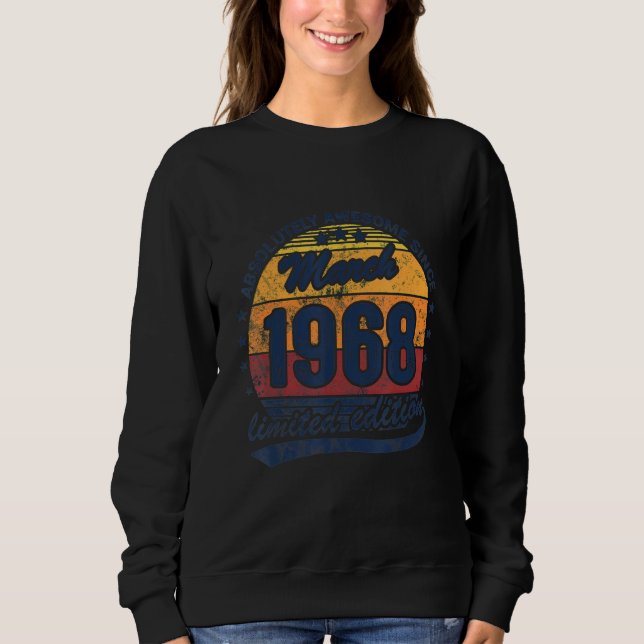 Sudadera 54 Aniversario Absolutamente Aterrador Desde Que N (Anverso)