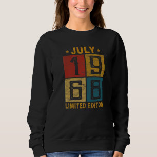Sudadera 54 Aniversario Julio 1968 Nacido En 1968 54 Años D