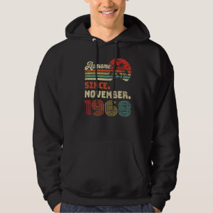Sudadera 54 años de edad asombrosa desde noviembre de 1968 
