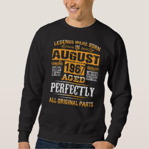 Sudadera 55º Cumpleaños De Leyendas Nacido En Agosto De 196