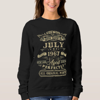 Sudadera 55º Cumpleaños De Leyendas Nacido En Julio De 1967
