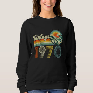 Sudadera 55º Regalos De Cumpleaños Vintage Nacido En 1970 5