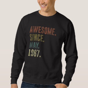 Sudadera 55.ª cosecha de cumpleaños desde mayo de 1967